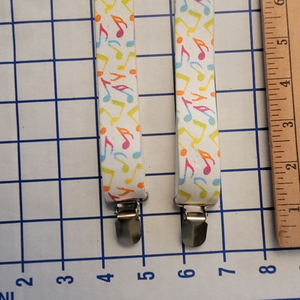 Musical note suspenders - Picture 3 of 4